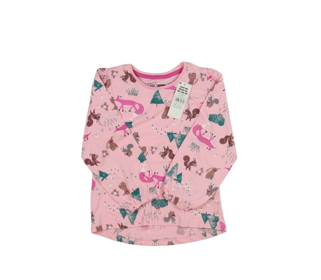 Nové růžové triko se zvířátky 