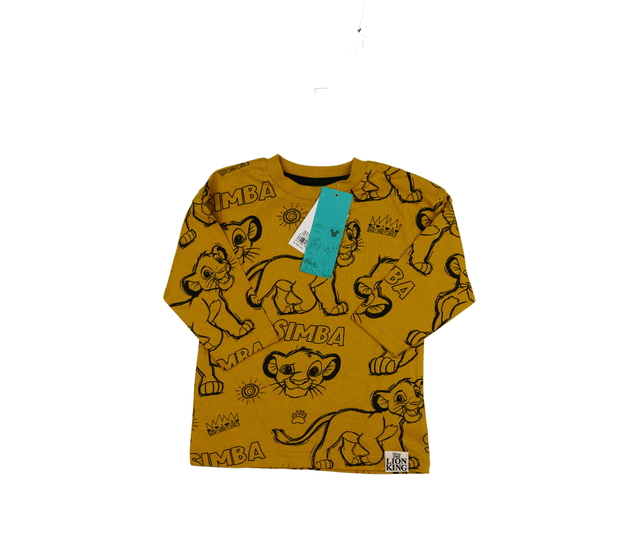 Nové hnědé triko s lvíčky Next