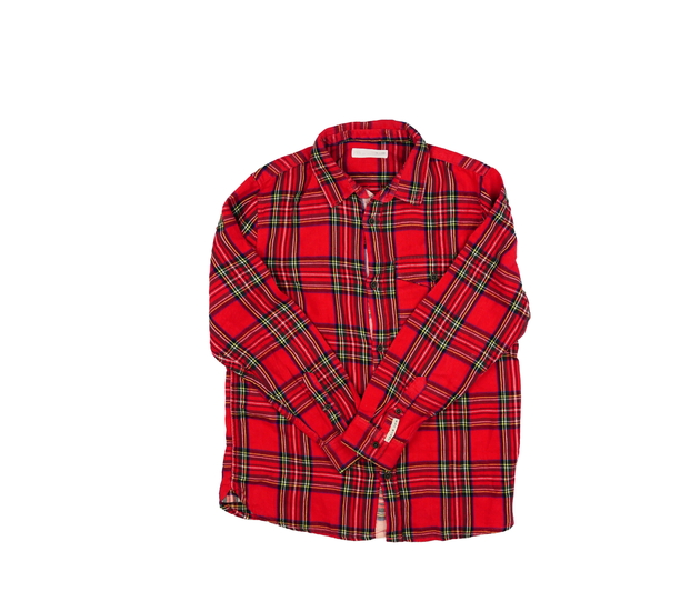 Červená pruhovaná košile Zara