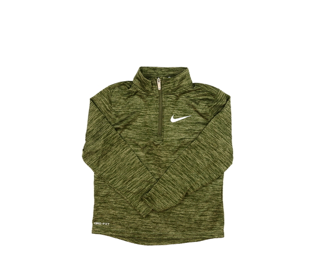 Zelené melírované sportovní triko Nike 