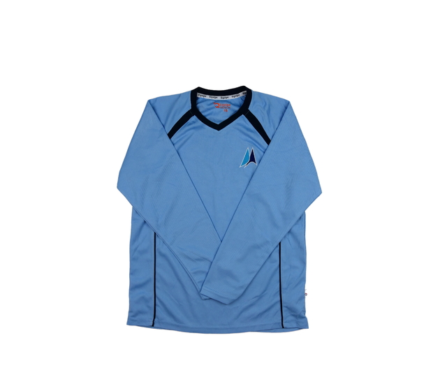 Modré sportovní triko vel. 176