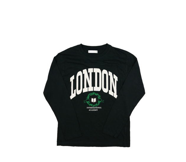 Černé triko s potiskem Zara