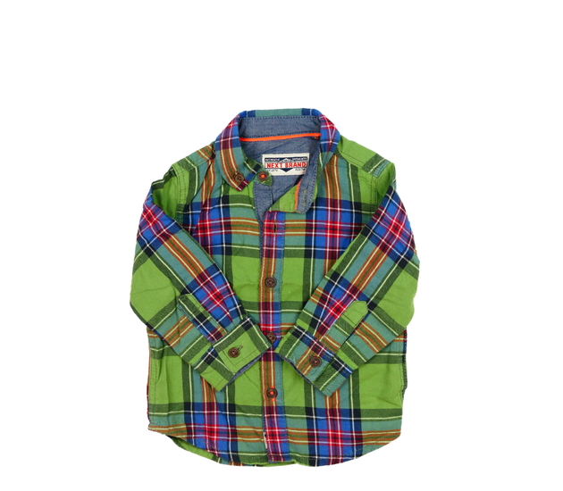 Zelená pruhovaná košile Next