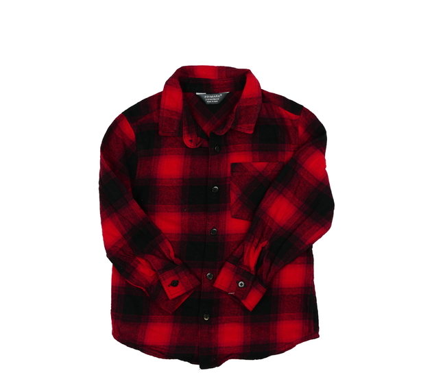 Tmavá kostkovaná košile Primark 