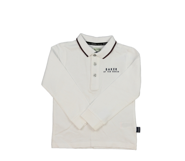 Bílé body s límečkem Baker 