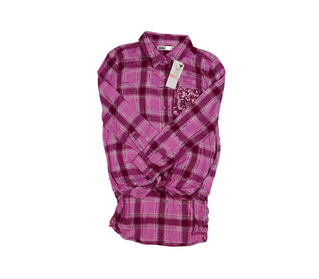 Nová růžová košile s lesklými vláky M&Co