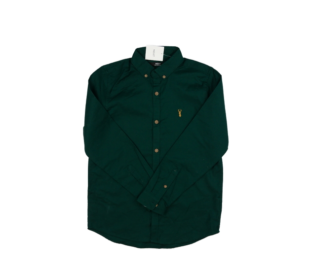 Nová tmavě zelená košile Next