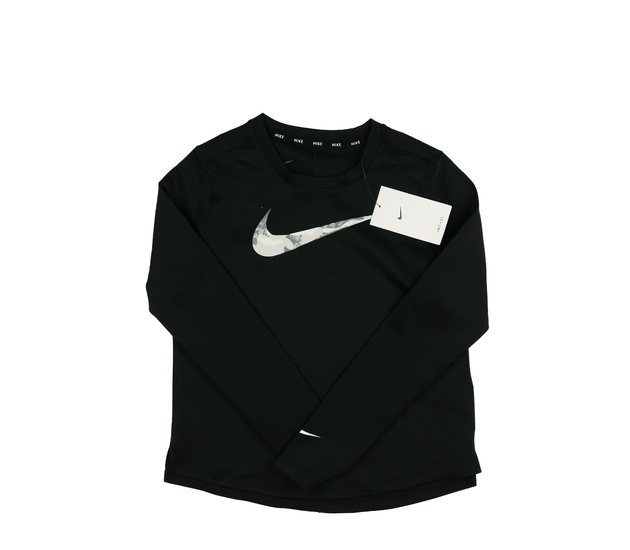 Nové černé sportovní kratší triko Nike 