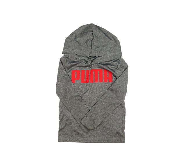 Šedé sportovní triko s kapucí Puma 
