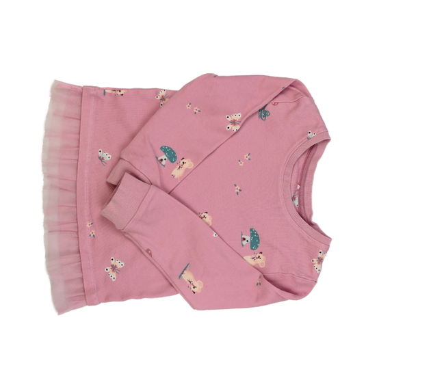 Růžové triko s obrázky George