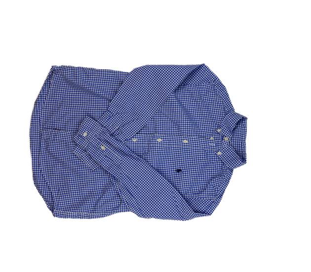 Modrá kostkovaná košile vel. 176 Ralph Lauren 