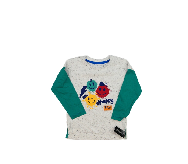 Nové šedo-zelené triko 