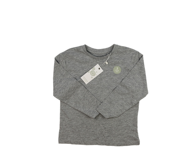 Nové šedé melírované triko 