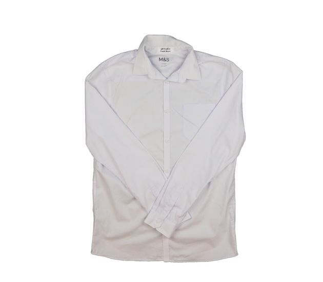 Bílá společenská košile vel. 176 M&S