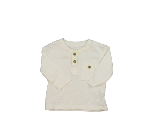 Krémové triko s kapsou George