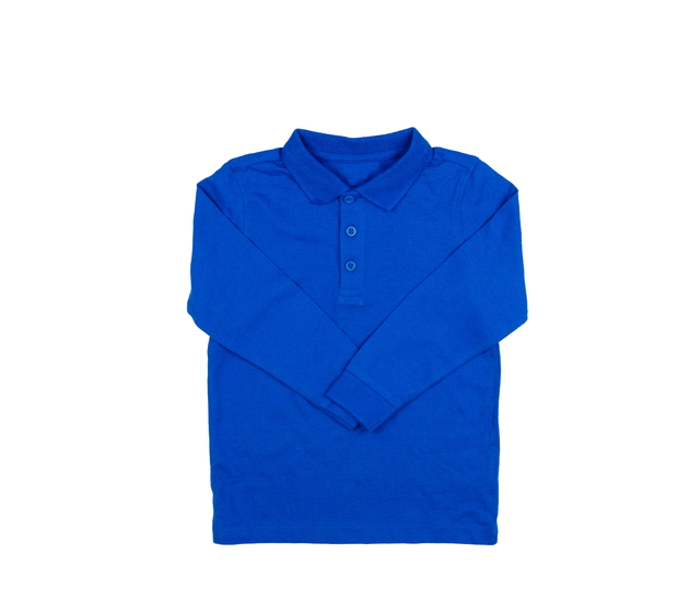 Modré triko s límečkem George