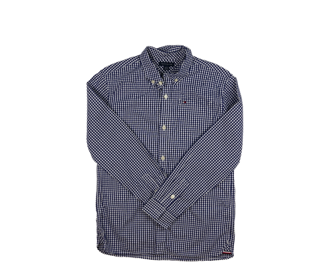 Modro-bílá kostkovaná košile Tommy Hilfiger