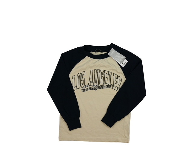 Nové hnědé triko s tmavě modrými rukávy George