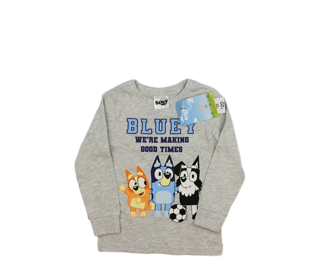 Nové šedé triko Bluey 