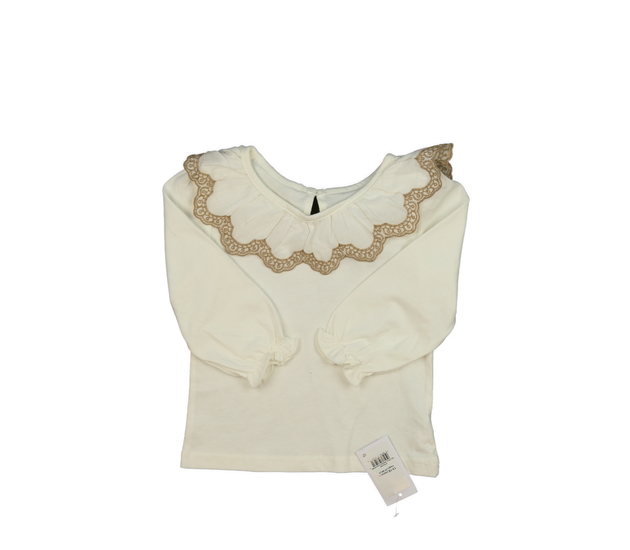 Nové krémové triko s límečkem George