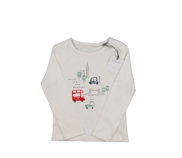 Nové bílé triko s auty Tu 