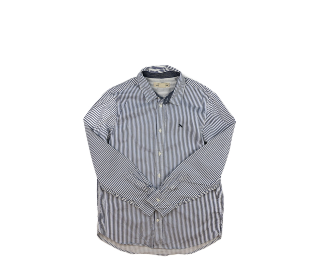 Bílo-modrá pruhovaná košile 