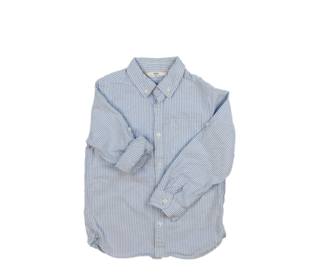 Modro-bílá pruhovaná košile M&S