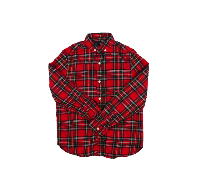 Červená pruhovaná košile Next