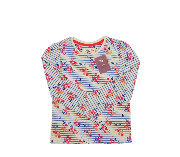 Nové světlé květinové triko Tu 