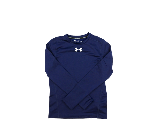 Tmavě modré teplejší triko vel. 170 Under Armour 