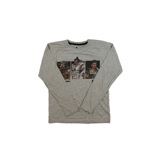 Šedé melírované triko Apex 