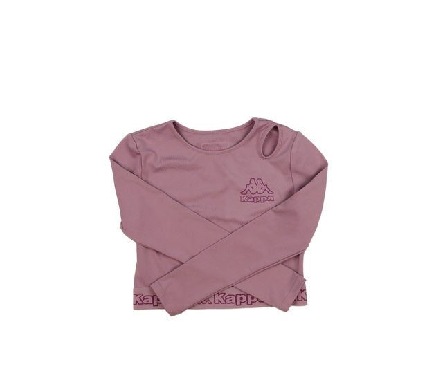 Růžový crop top Kappa Primark 