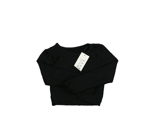 Nový černý crop top 