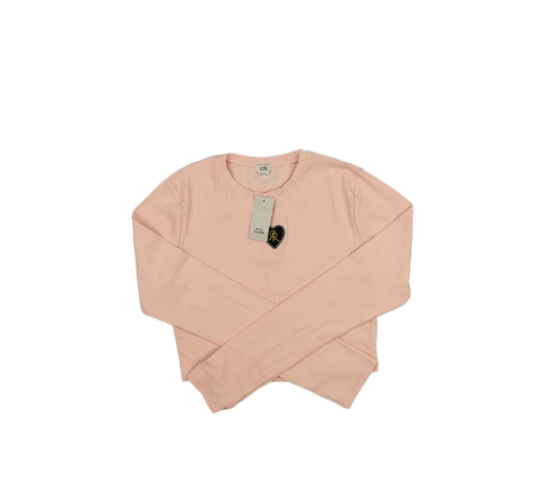 Nový růžový crop top River Island 