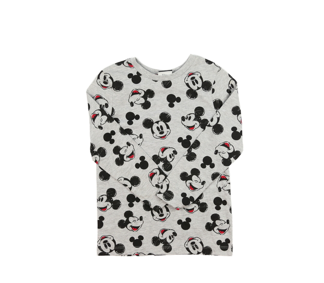 Šedé melírované triko Mickey Disney George