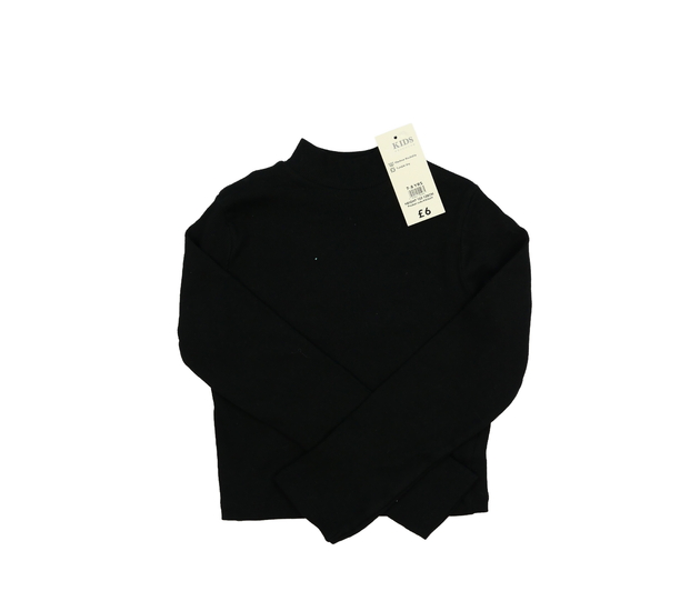 Nový černý crop top 