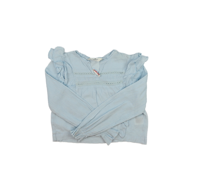 Nová světle modrá crop halenka H&M