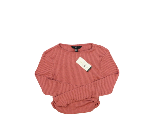 Nový starorůžový crop top New Look 