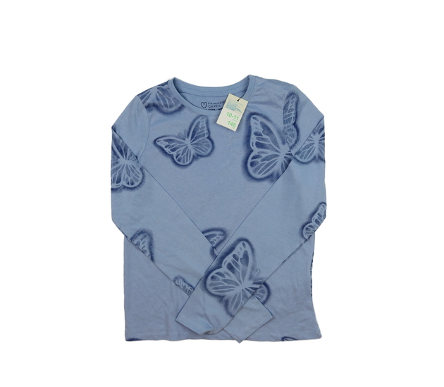 Nové modré triko s motýlky Primark 