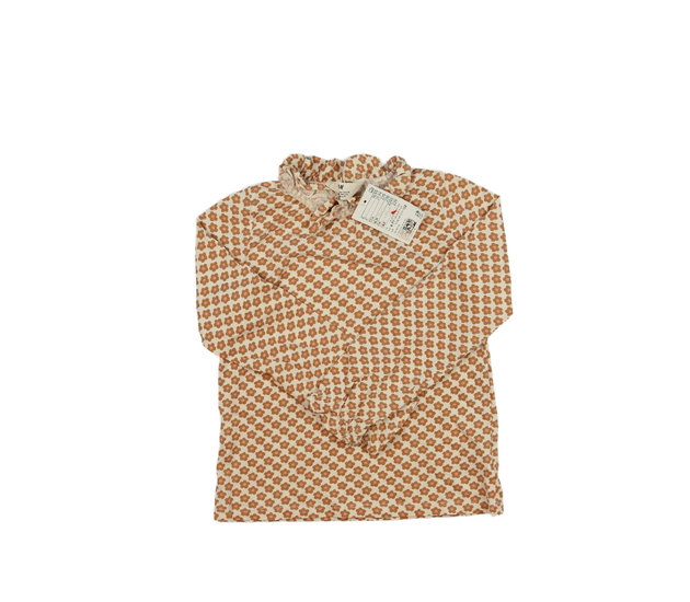 Nové krémové květinové triko H&M