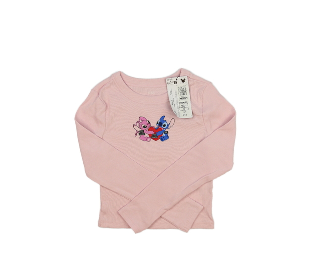Nový růžový crop top Stitch Disney M&S