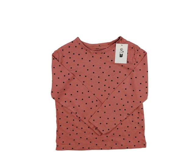 Nové růžové triko s kolečky H&M