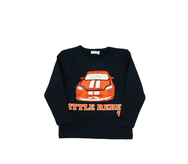 Tmavě modré silnější teplejší triko 