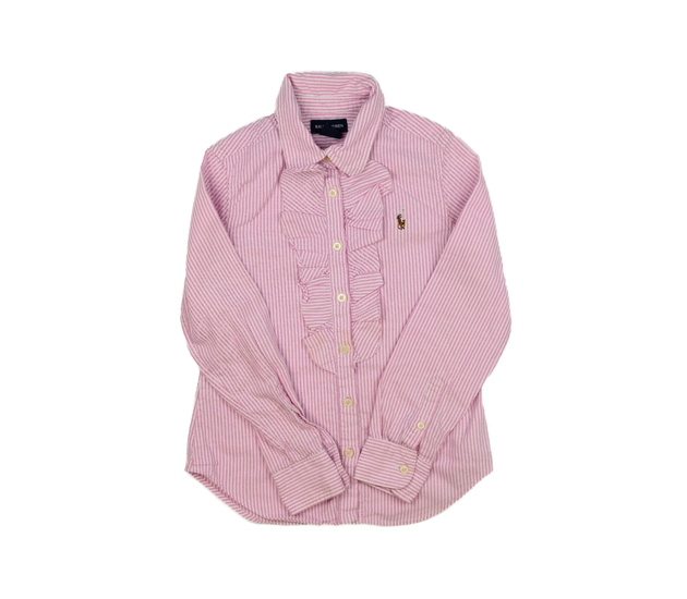 Růžovo-bílá pruhovaná košile Ralph Lauren 