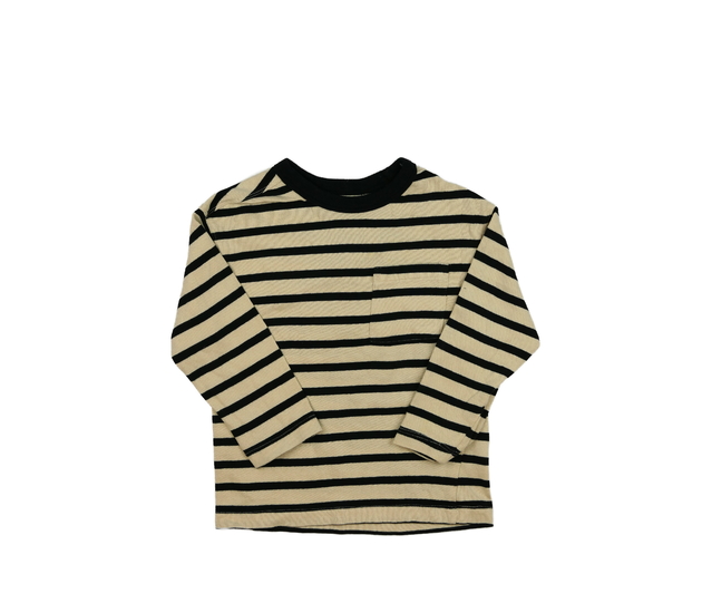 Světle hnědé pruhované triko H&M