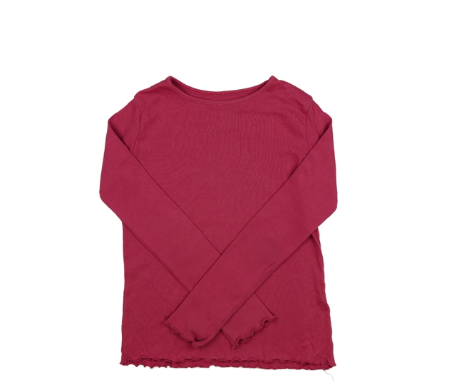 Růžové žebrované triko H&M