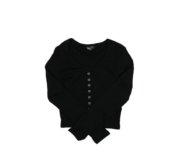 Černý crop top New Look 
