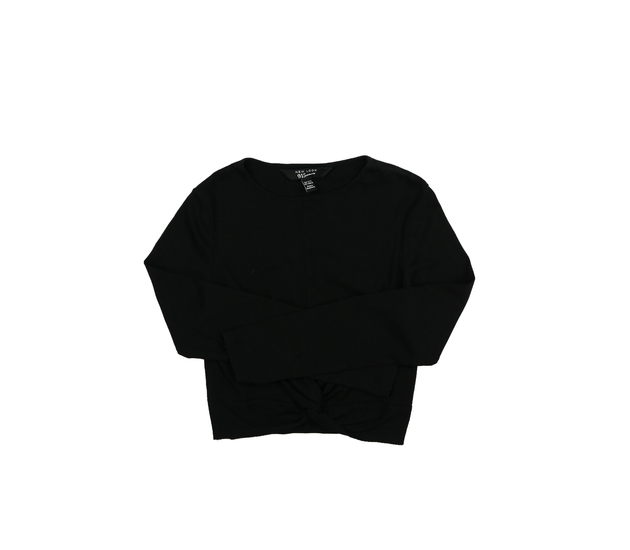 Černý crop top New Look 