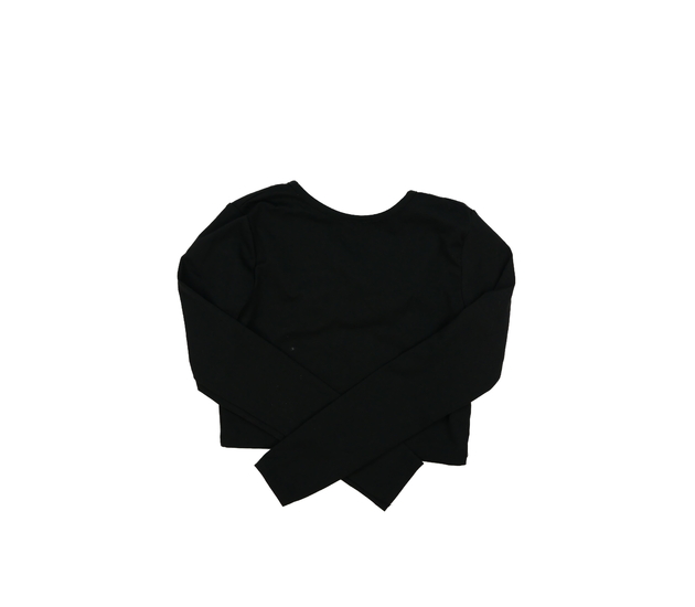 Černý sportovní crop top F&F