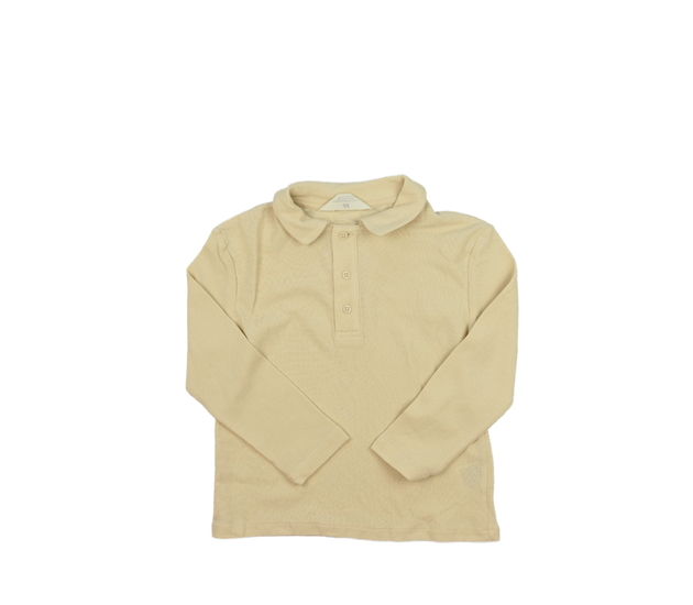 Hnědé triko s límečkem H&M